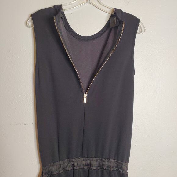 Scotch & Soda Field Of Stars Sports Jumpsuit Size S Black Sleeveless Sporty Chic - Picture 7 of 12